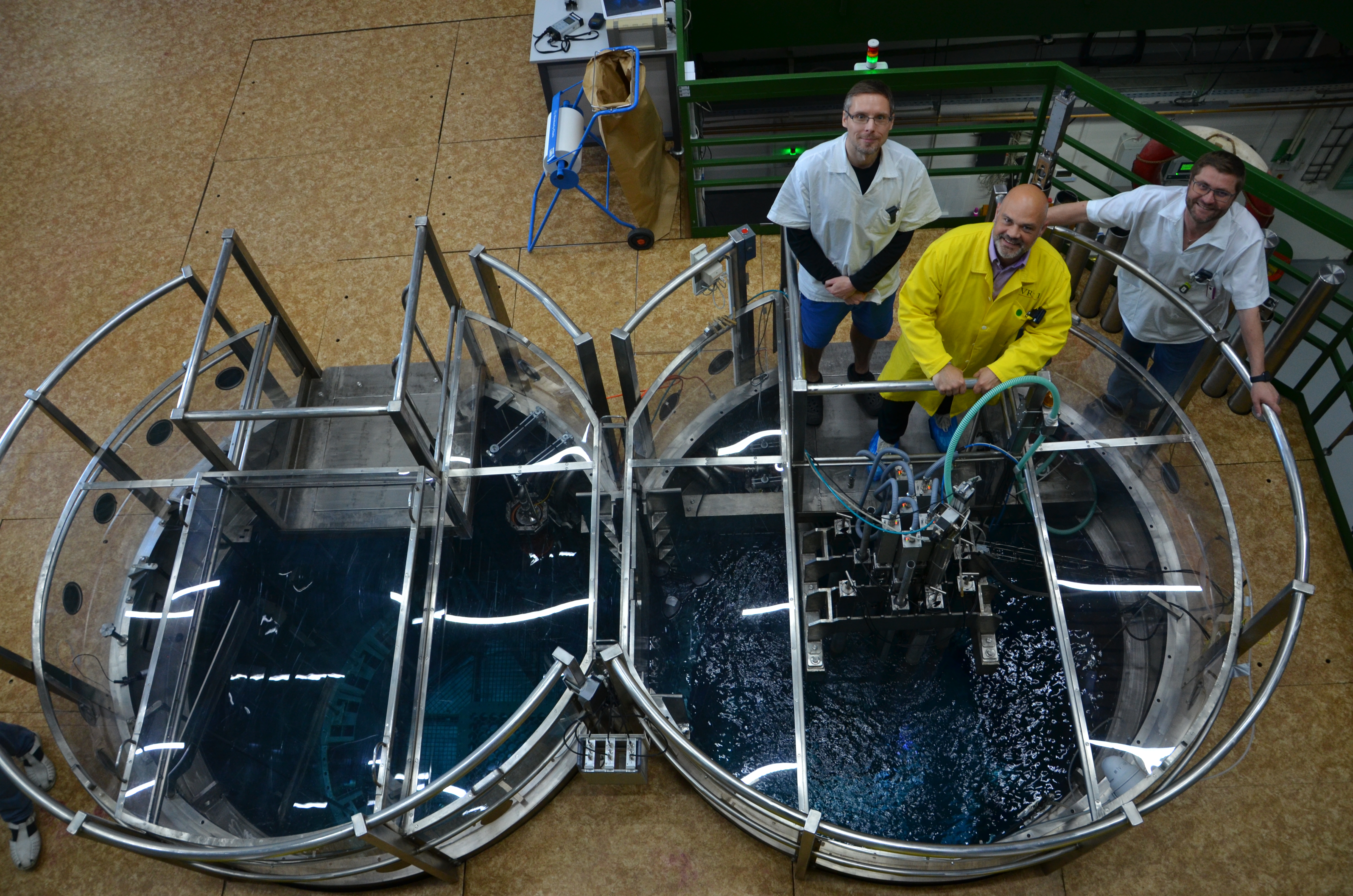 Professor Kevin Clarno during the Nuclear Digital Twin and Reactor Lab study abroad program in Prague
